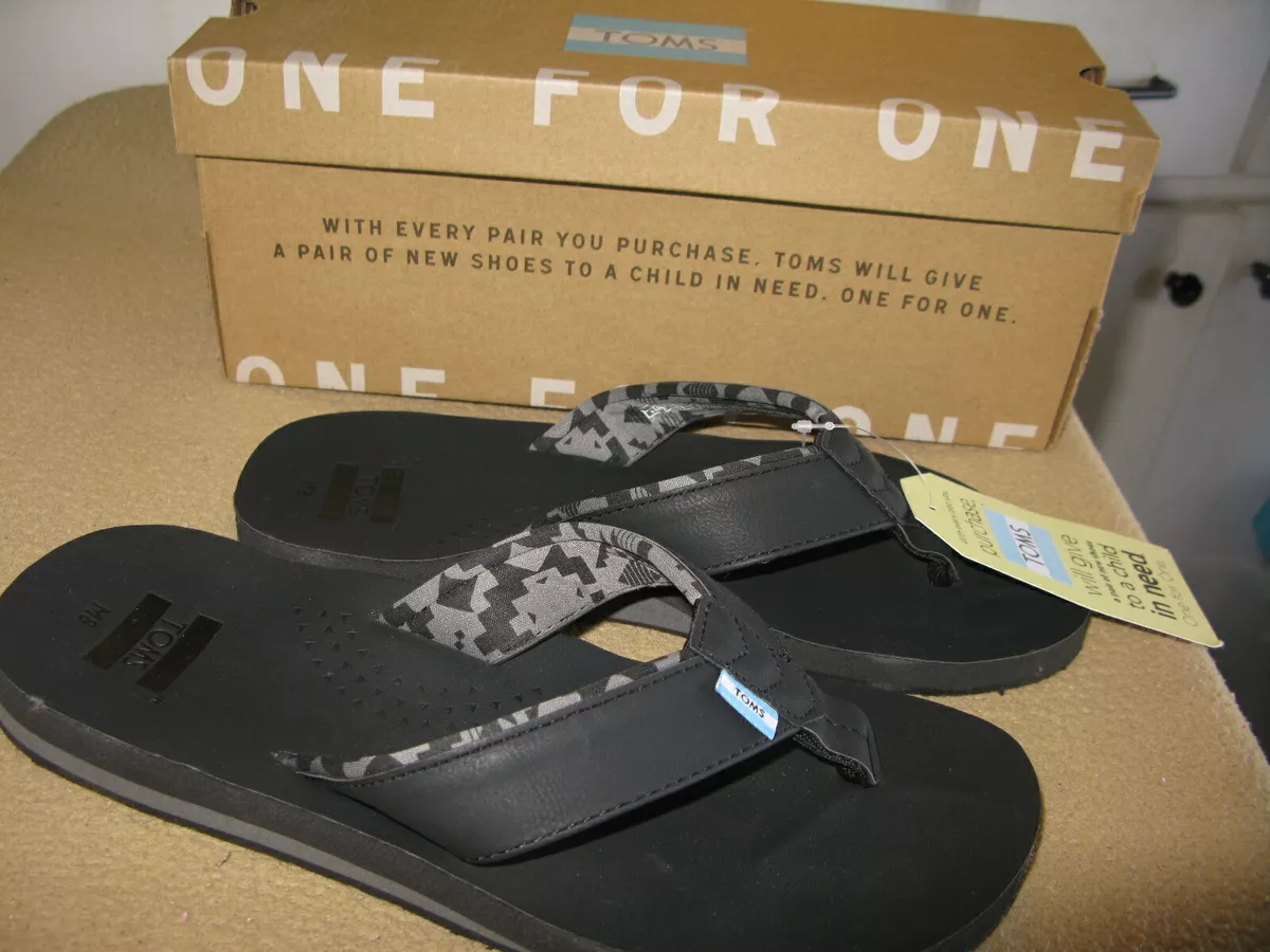 Toms mens flip flops sales
