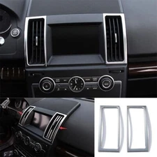 Center Console For Freelander 2 LR2 2008-2015 Air Outlet Vent Trim Matte Silver