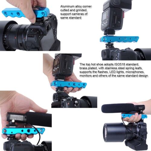 Portable DC/DV Camera Holder Bracket Support Speedlite LED Light Microphone - Picture 6 of 6