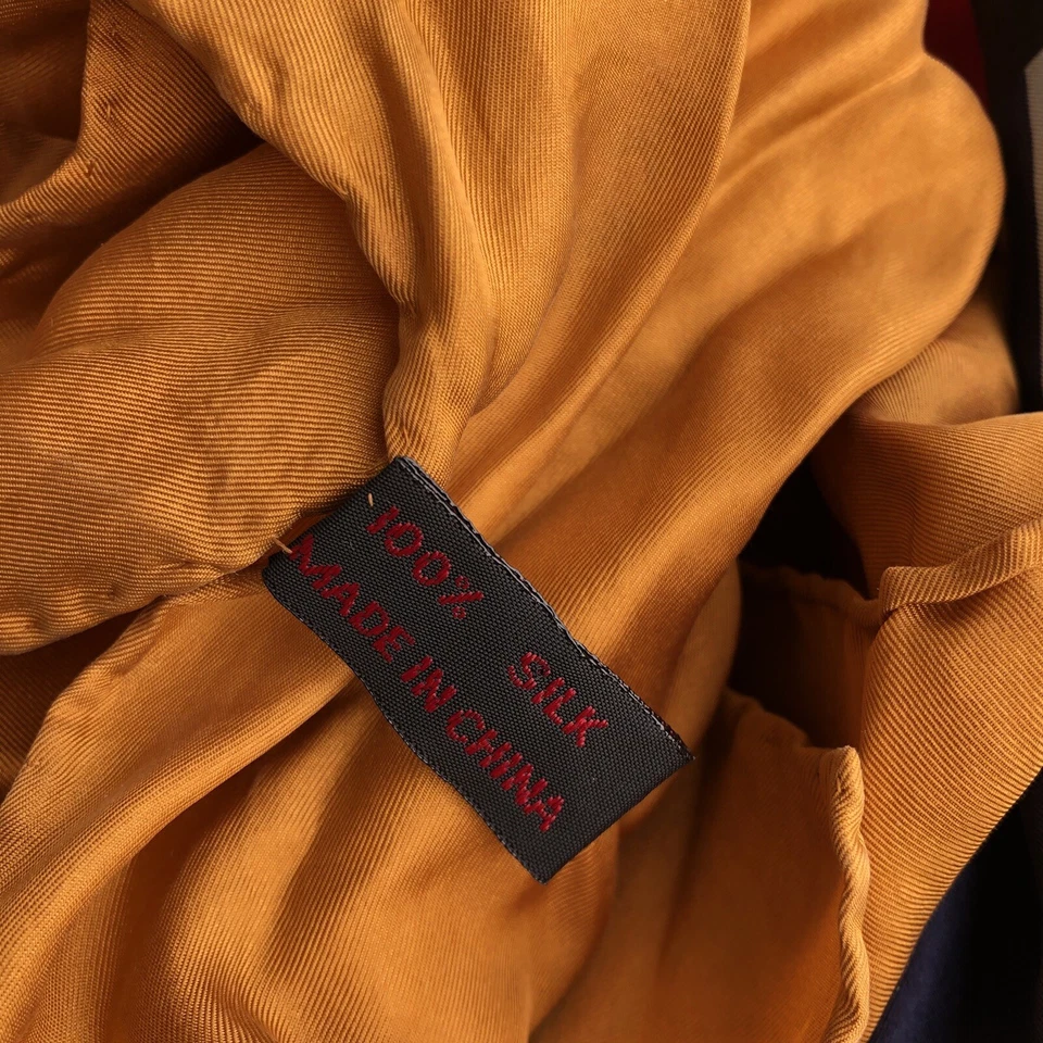 Лот 7 шелковые вручную свернутые носовые платки карманные квадраты Ashear - Изображение 4 из 4