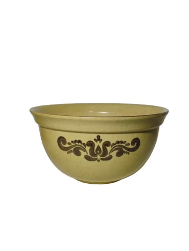 Vintage Pfaltzgraff Village 3qt Mixing Bowl 9 1/2 Nesting Serving Bowl Stoneware