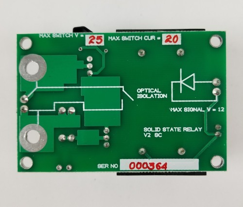 DC SSR Solid State Relay Input 3-12V DC Output 0-25V DC 20A 0-Volt Switching NEW - Picture 2 of 9