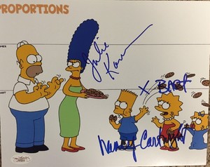 bart simpson desenho julie kavner nancy cartwright assinado jsa