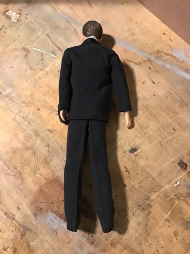 Vintage Barbie HANDSOME Brunette Flocked Hair KEN DOLL in Tuxedo #787 - Picture 3 of 7