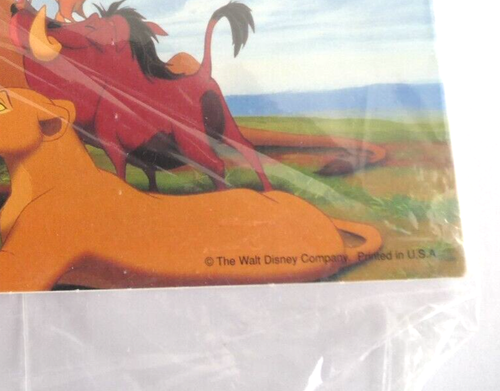 Vintage Disney THE LION KING Picture Frame Movie VHS Promo New 1995 - Picture 3 of 4
