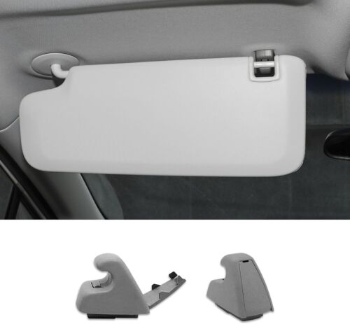 2PCS Sun Visor Support Clip Retainer, Interior Hook Clips, Gray