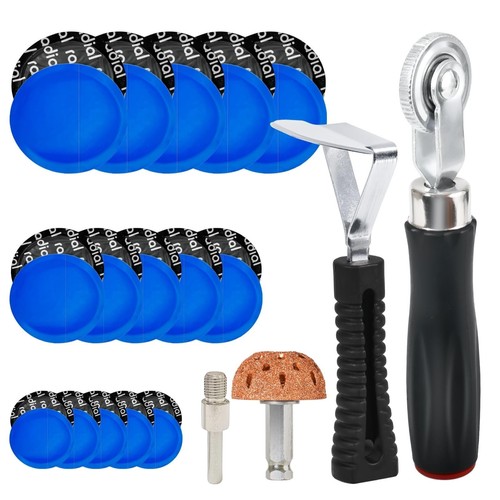 35PCS Flat Tire Repair Kit Car Tire Patch Kit Heavy Duty Tire Repair Tool Car...