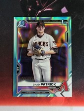 2021 Bowman Draft - Chrome Chad Patrick #BDC-51 Aqua Lava Refractor /199 (RC)