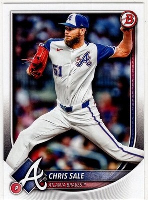 2025 Topps Bowman Baseball Chris Sale No. 82 Atlanta Braves