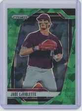 Jace LaViolette Green Ice Prizm 2025 Panini Prizm Baseball #42