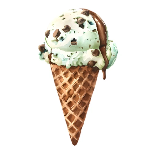Ice Cream Self Adhesive Vinyl Sticker