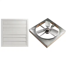 4500 CFM 24 In. Direct Drive Whole House Fan with Shutter