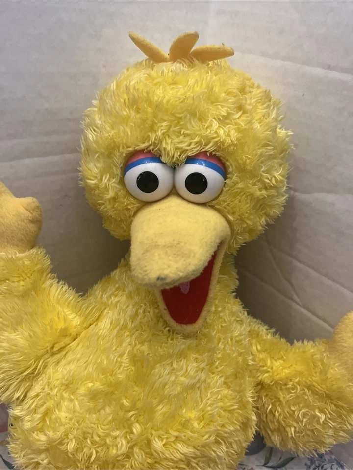 罕见绒布娃娃雕像 23 英寸 BAB 建造熊 SESAME Street 大鸟玩具 — 第 4/4 张图片