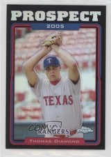 2005 Topps Chrome Update & Highlights Black Refractor 118/250 Thomas Diamond sh7