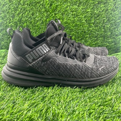 Puma Ignite Limitless Knit Mens Black Running Shoes Sneakers Size 9.5 Walking