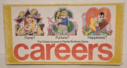 Vintage 1976 Parker Brothers Careers Board Game Complete