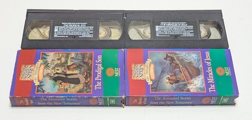 Lot(6) VHS Animated Stories from The Bible New Testament Children Bible Stories - Picture 4 of 5