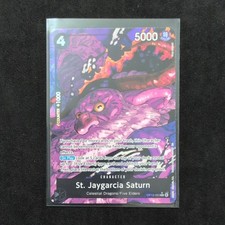 St. Jaygarcia Saturn (Alternate Art) OP13-083 Carrying On His Will Foil