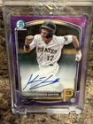 2024 Bowman Chrome Prospects Autograph Purple Refractor /250 Konnor Griffin RC