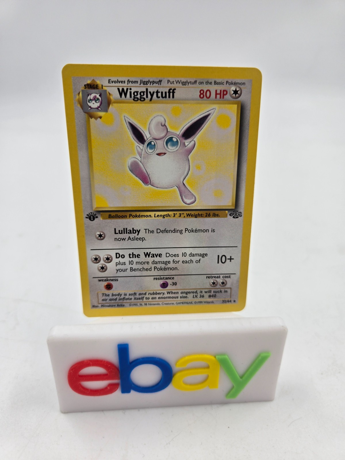 Wigglytuff - 1st Edition - 32/64 Jungle - Pokémon TCG - 1999 NM