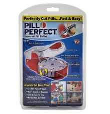 Pill Perfect Universal Cutter - Fits  Splits Any Size Pill Easy - Comfort Grip