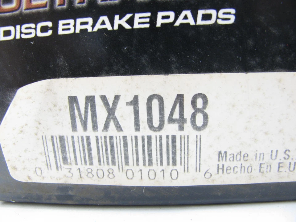 Pastillas de freno de disco traseras Morse MX1048 para Pontiac GTO 2004-2006 Foto 3 de 3