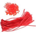  100 Pcs Mesh Tasche Obst -Aufbewahrungstasche Mesh-Aufbewahrungstasche