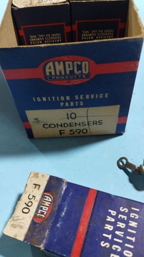 LOT Vintage NOS Ampco  Ignition Parts Condensers f590 - Picture 2 of 2
