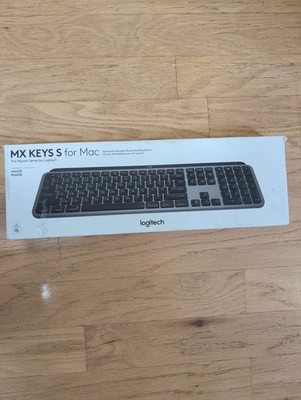 Logitech MX Keys S for Mac Wireless Keyboard Backlit Full-Size Numeric Keypad