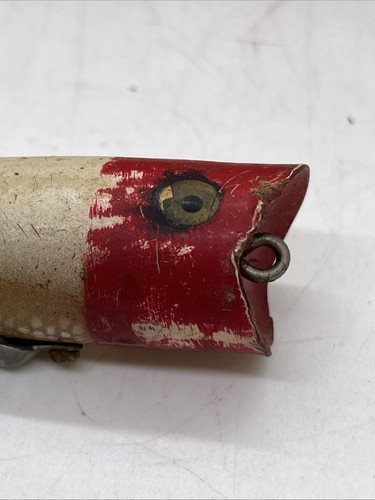 Vintage Fishing Lure Heddon Chugger Spook 9540RH Red Clear Belly Box w/ Catalog - Picture 9 of 20