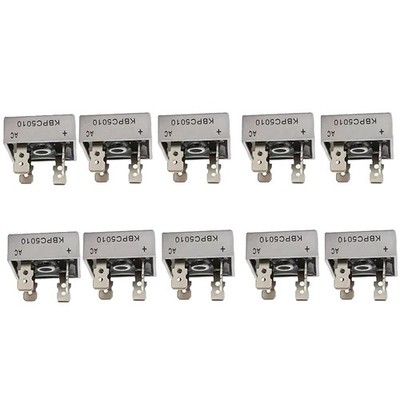 Metal Case Single Phase Diode Bridge Rectifier for KBPC5010 50A 1000V