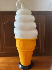 NISSEI Soft Serve Ice Cream Type Stand Light Ornament Display Height 38 inch