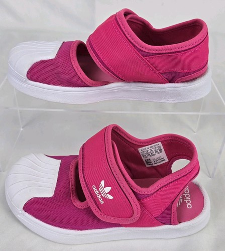 Adidas Superstar 360 Niñas Pequeñas Talla 12.5K Sandalias Zapatos Rosa Caliente Informal Barbie