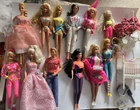 Lot of 12 Vintage Barbie W/Outfits Accessories Tagged &Untagged Clone Barbie M33