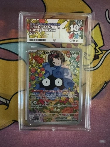 Erika's Tangela 218/217 - Ascended Heroes  - Ace 10 GEM MINT (Perfect Subgrades)