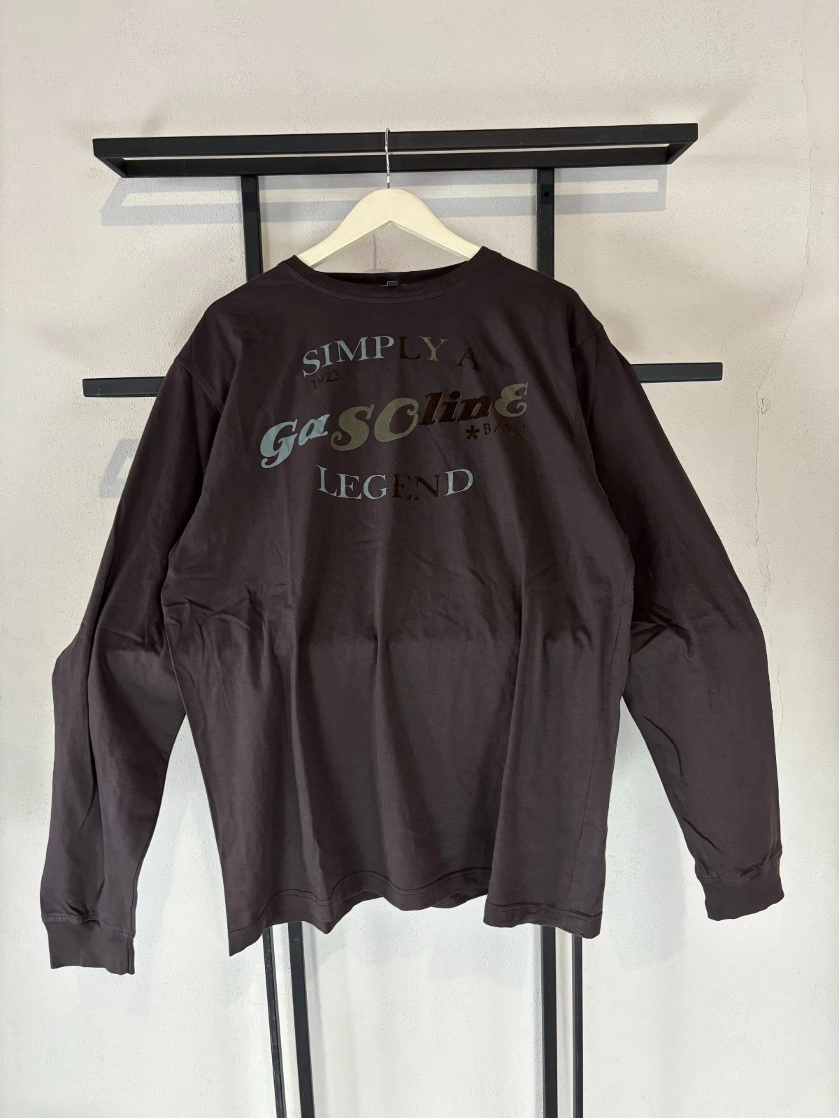 RARE Oversized VINTAGE SK8 STREETWEAR TRAVIS SCOTT VIBE LOGO SKATER LONGSLEEVE