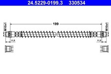 ATE BREMSSCHLAUCH HINTEN passend für CITROËN AX SAXO PEUGEOT 106 | 24.5229-0199.