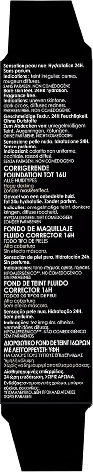 Vichy Dermablend Base Fluida Alta Cobertura 15 Opal 30 ml | 16h Duración | Acaba - Imagen 4 de 4