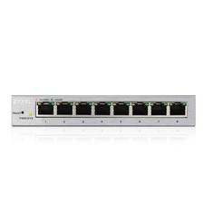 Image of Zyxel 8 Port Gigabit Web Managed Switch Plug & Play Supports VLAN, QoS, IGMP
