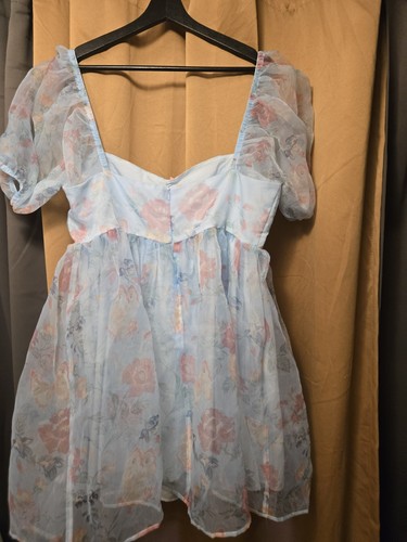 DOLLS KILL X HOLLY HOBBIE XXL Das süßeste Geschenk Blumen Babydoll Kleid - Bild 6 von 6