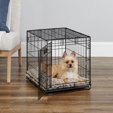 MidWest Homes Pets iCrate Folding Dog Crate 24-inch W/ Divider Leak-Proof Tray