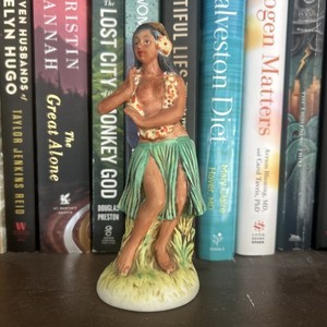 Hawaiian Distilleries 1976 Vintage Ceramic Hula Girl Dancer Decanter Bottle