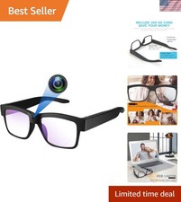 Effortless Capture: 1080p Camera Glasses for Adventurers - Includes 32GB Card