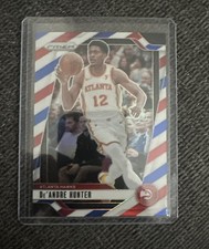 2024-25 Panini Prizm Red White and Blue Prizm #47 De'Andre Hunter Atlanta Hawks
