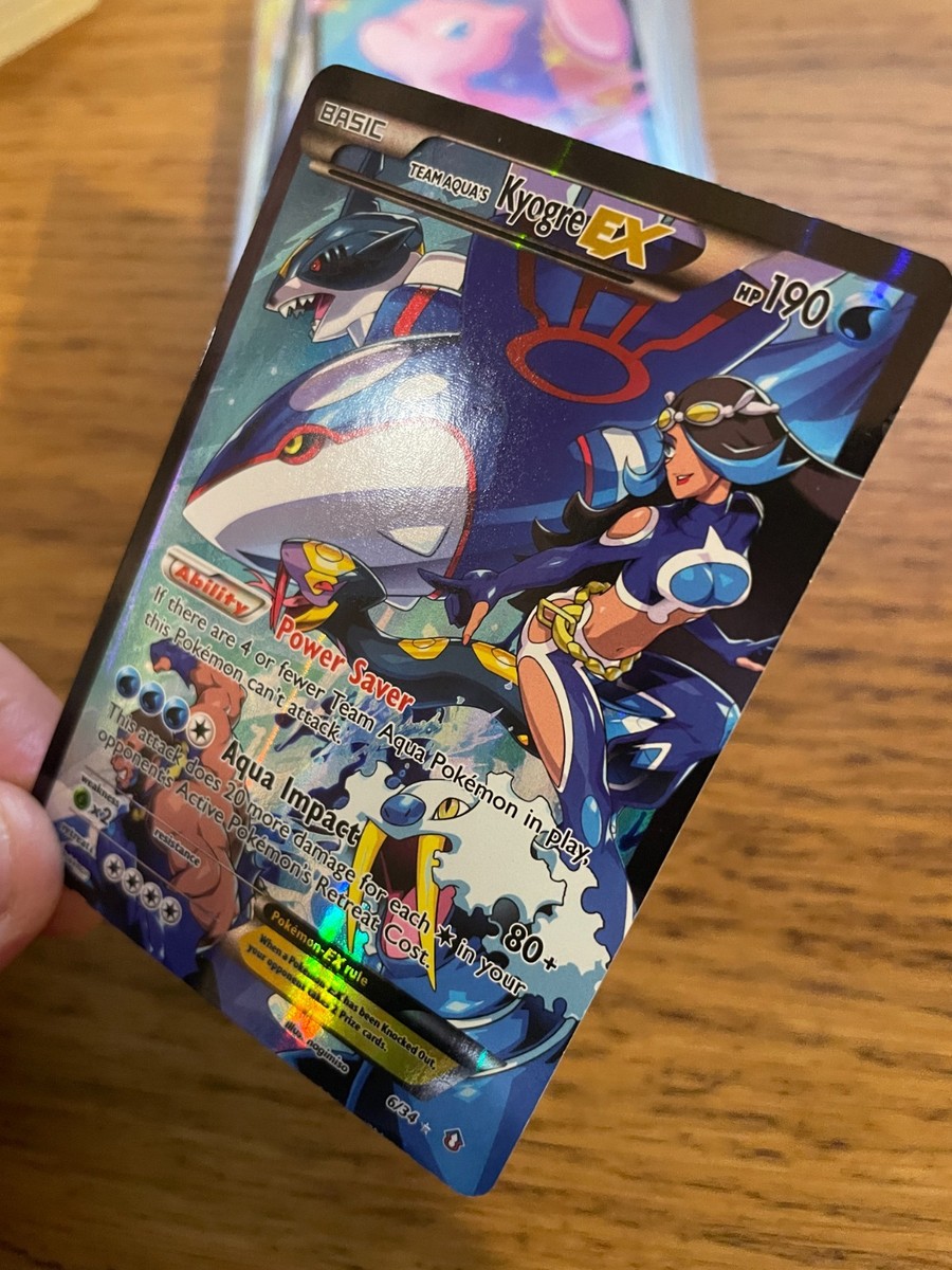 EXC! Team Aqua's Kyogre EX (6/34) XY Double Crisis Holo Ultra Rare