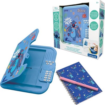 Lexibook Disney Lilo & Stitch: Elektronisches Tagebuch mit Stift und Notizbuch