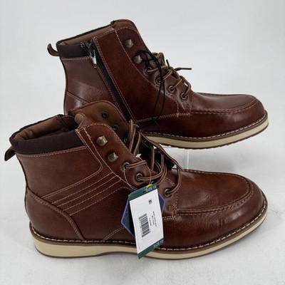 NEW Steve Madden Doyers Casual Boots MENS Cognac Lace Up  display picture 1