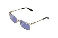 Off-White Sonnenbrillen OW2031 7645 Gold Blau Mann Frau