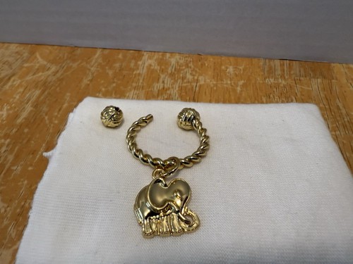 Lilly Pulitzer Lot GWP Cocktail Napkin Set Of 4 In Exotic Garden & 🐘Keychain - Picture 10 of 10