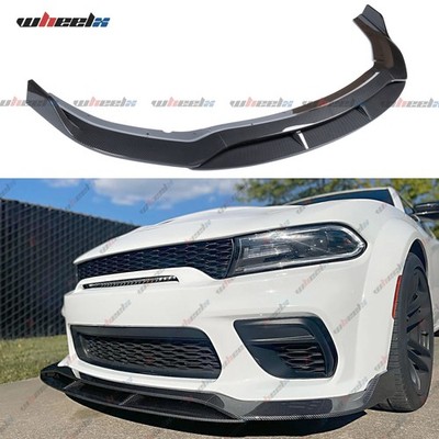For Dodge Charger SRT Hellcat Scat Widebody 20-23 Front Bumper Lip Splitter Kit